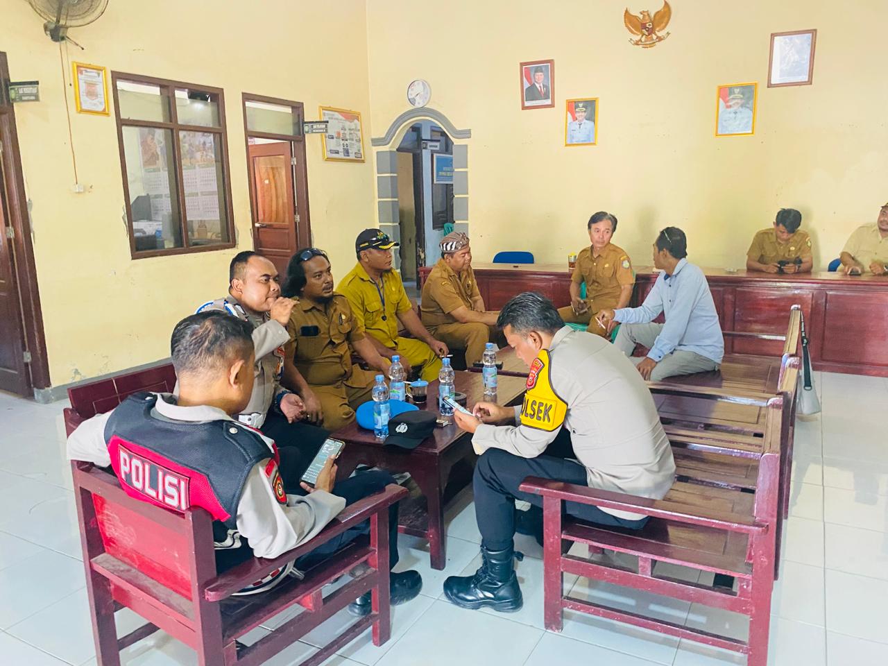 Cooling System: Kapolsek Bongas Ajak Pemdes Cipedang Ciptakan Keamanan Bersama